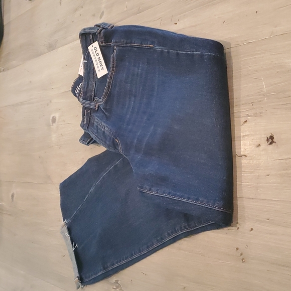 O.G. STRAIGHT ANKLE HIGHRISE SZ 0 MED BLUE JEANS NWT SECRET SLIM POCKETS - Picture 1 of 8